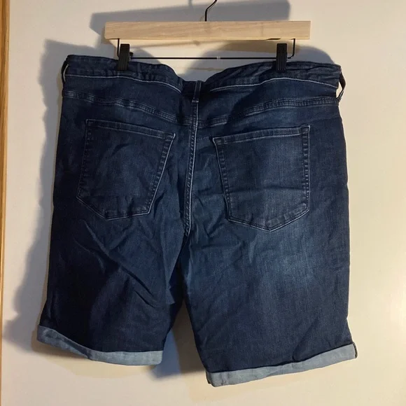 Ava & Viv Dark Blue Jean Shorts - Picture 5 of 5